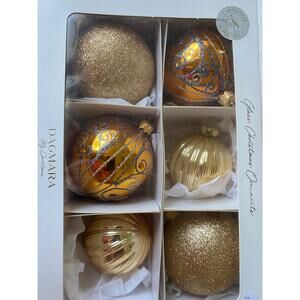 Dagmara brand handmade on Poland glass Christmas ornaments